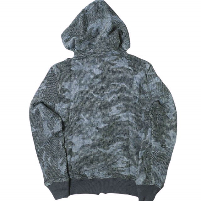 イージーンズ HONEYCOMB ZIP HOODIE コットン パーカー
