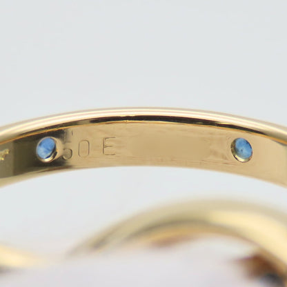 カルティエ トリニティ Au750 ダイヤモンドリング 10号