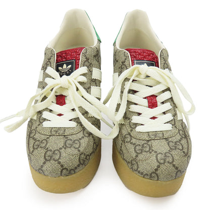 中古 GUCCI スニーカー Adidas コラボ GG スプリーム キャンバス