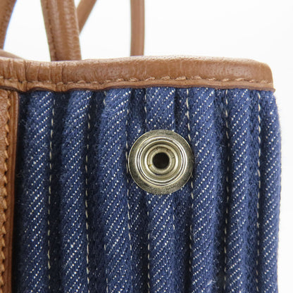 エルメス ガーデンパーティPM デニム レザー トートバッグ