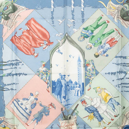 エルメス LE CARNAVAL DE VENISE シルクスカーフ