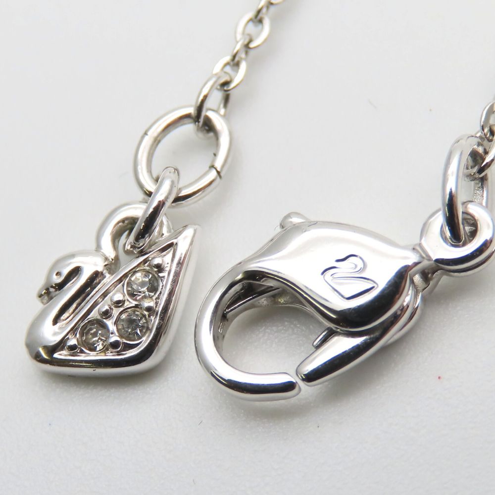 スワロフスキー スカル ラインストーン ネックレス