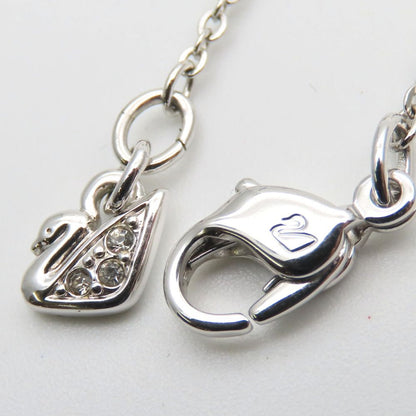 スワロフスキー スカル ラインストーン ネックレス