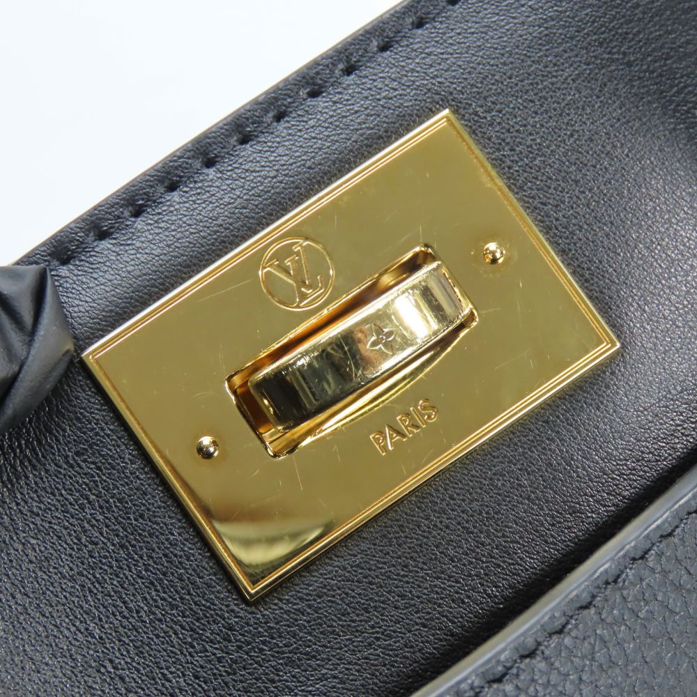 ルイヴィトン オンマイサイド モノグラムタフタージュ レザー トートバッグ