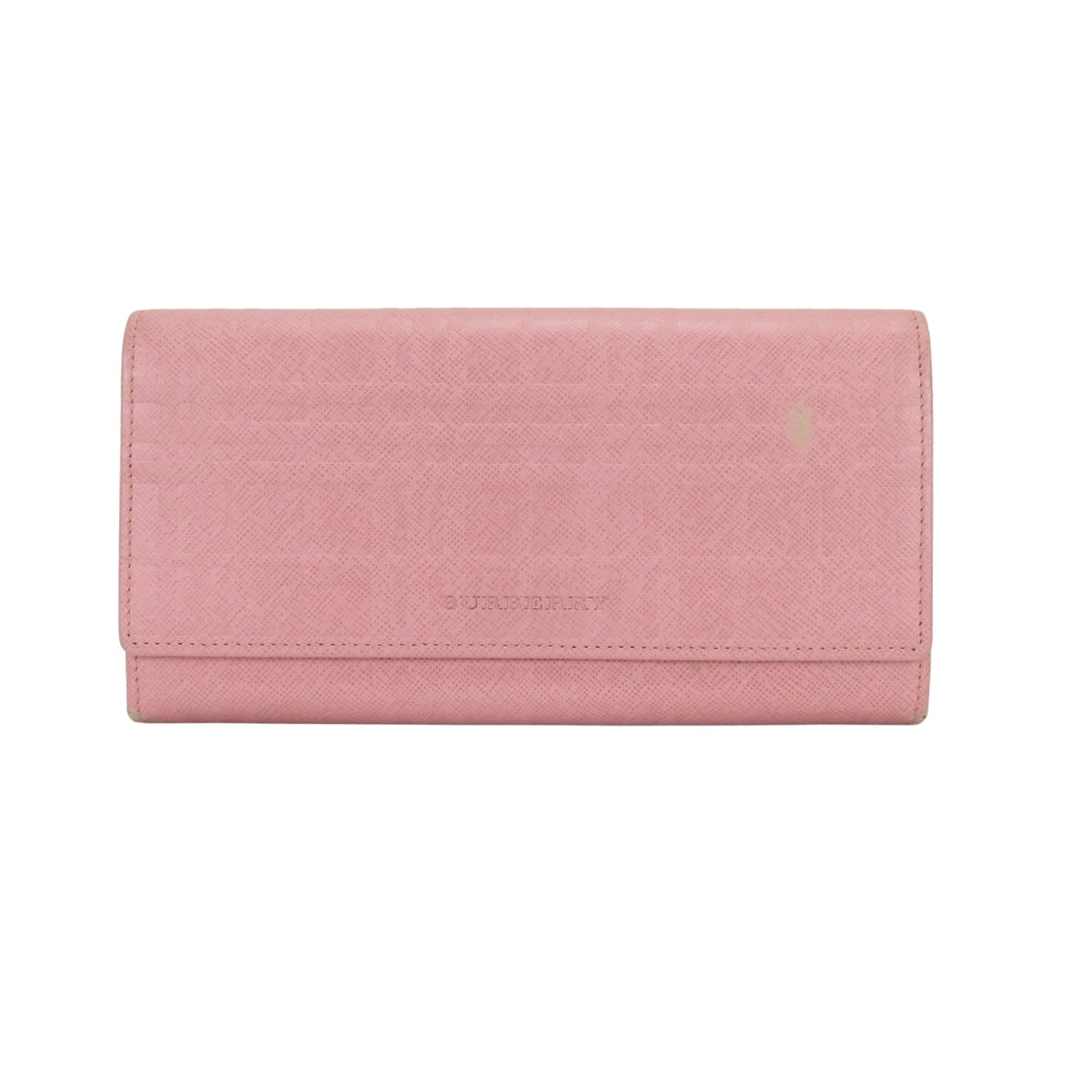 バーバリー レザー長財布