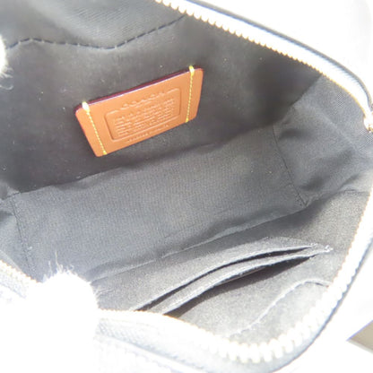 コーチ ストロー レザー2wayショルダーバッグ