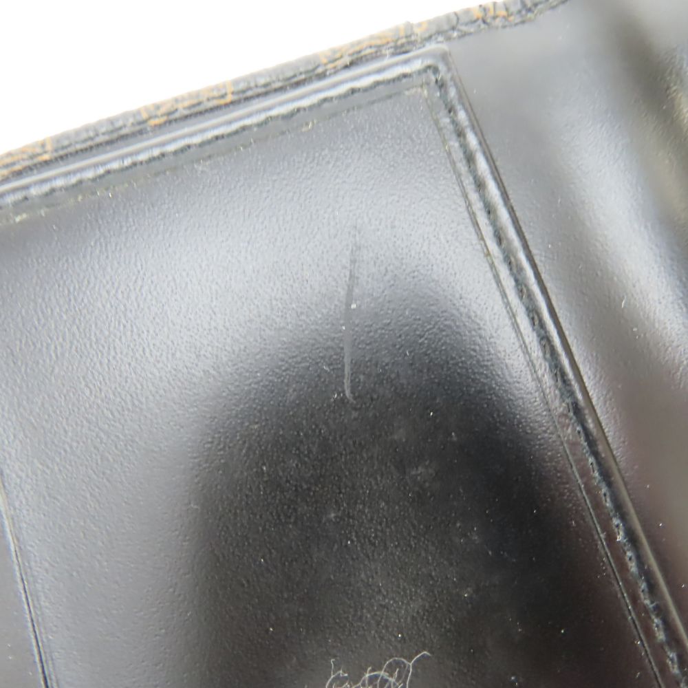 セリーヌ マカダムPVCレザー三つ折り財布