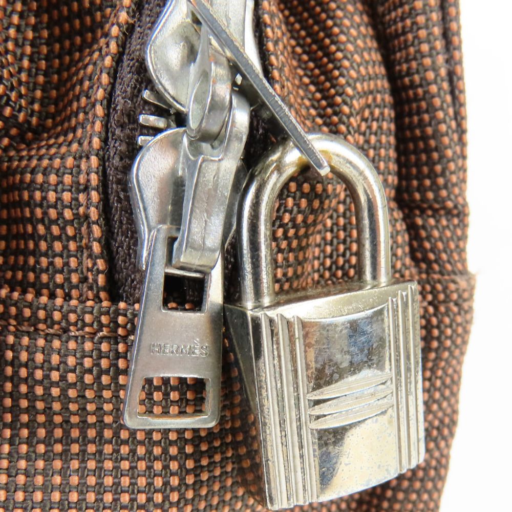 エルメス エールラインMM ポリエステル トートバッグ