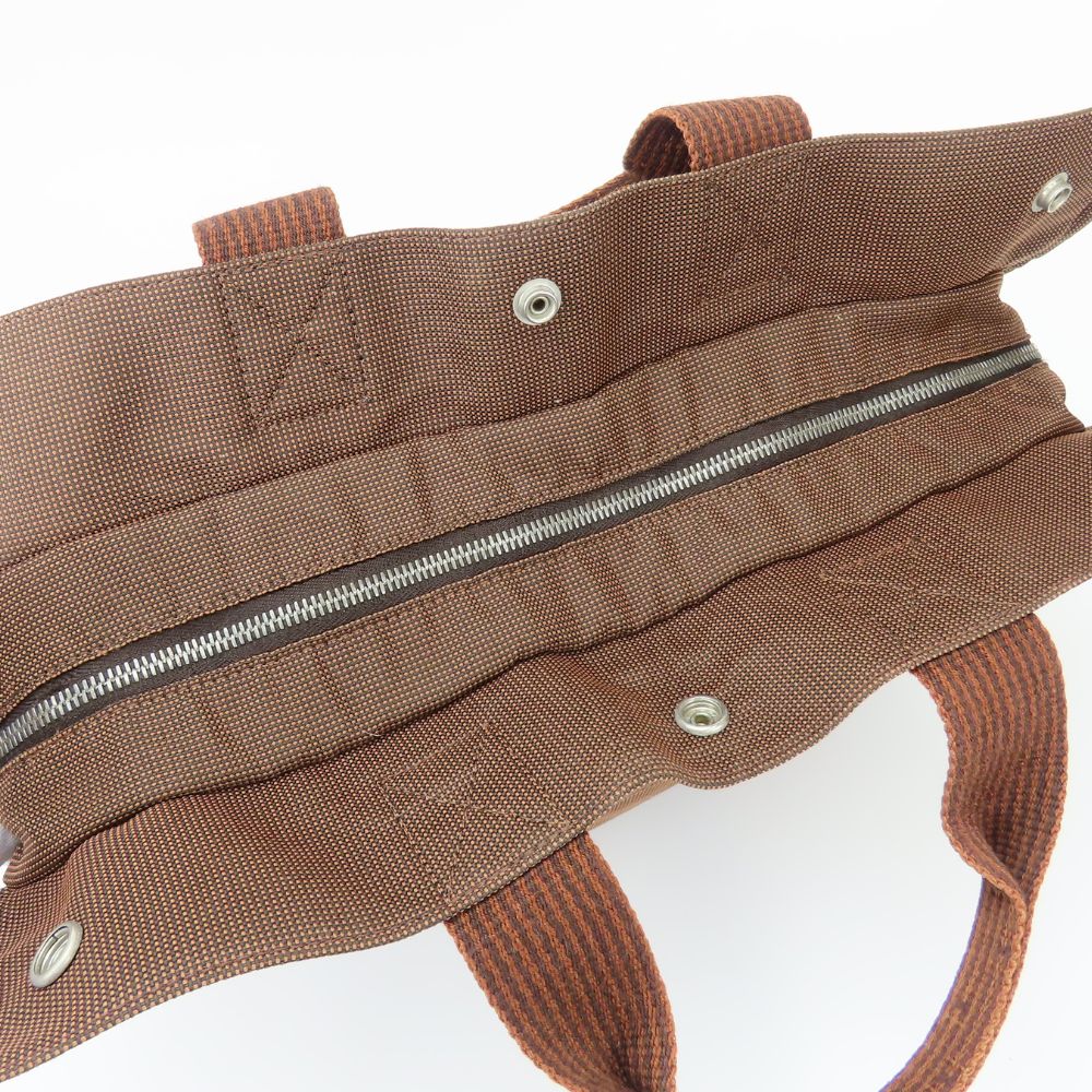 エルメス エールラインMM ポリエステル トートバッグ