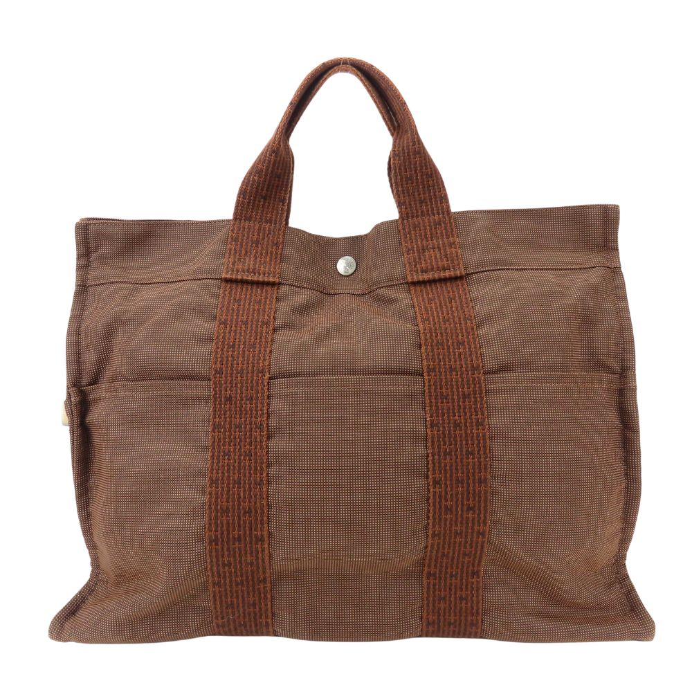 エルメス エールラインMM ポリエステル トートバッグ