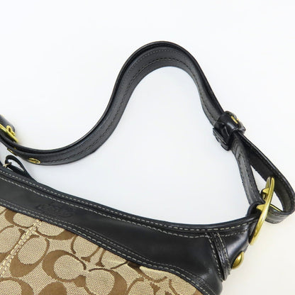 コーチ シグネチャー キャンバス レザー 2wayショルダーバッグ