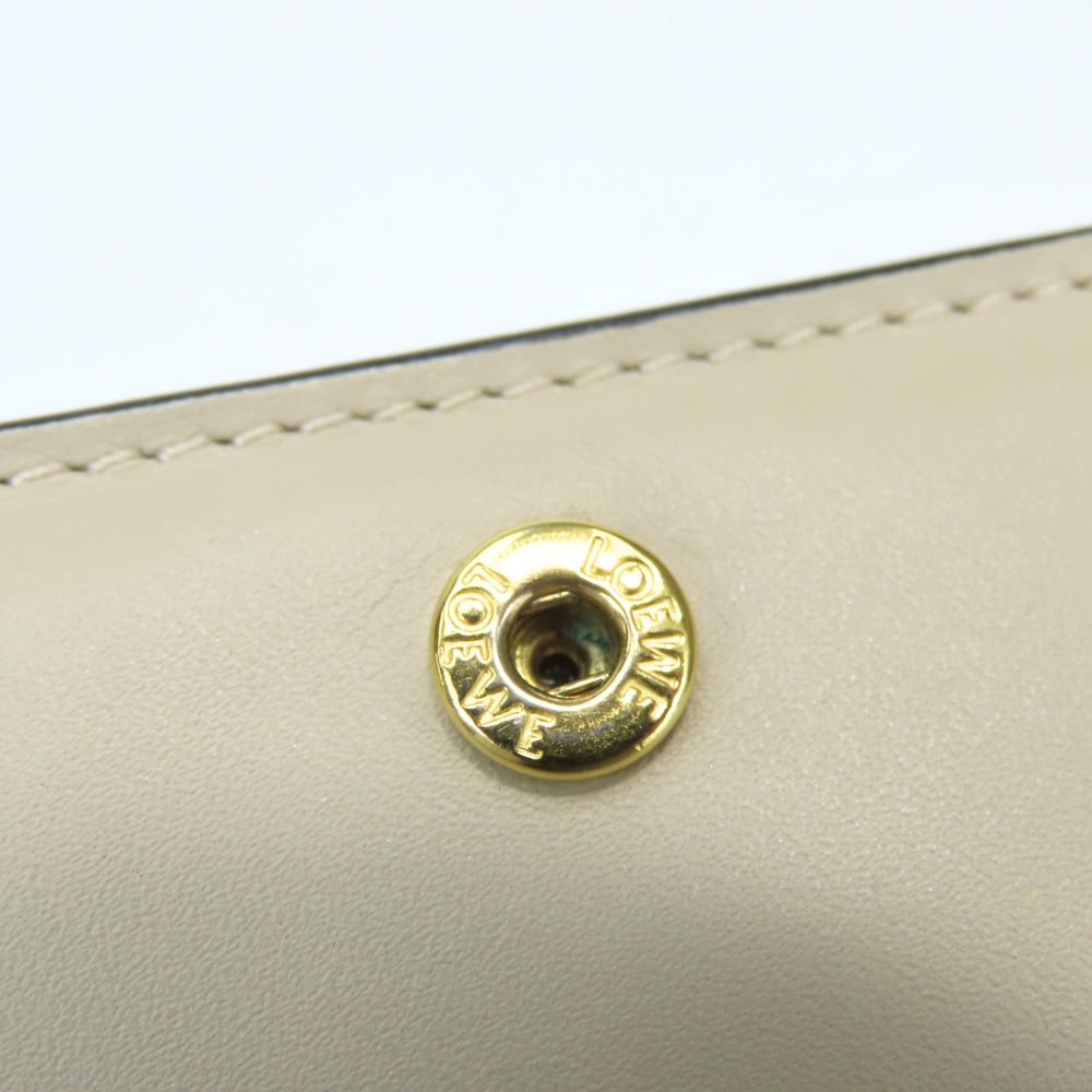ロエベ アナグラム レザー二つ折り財布