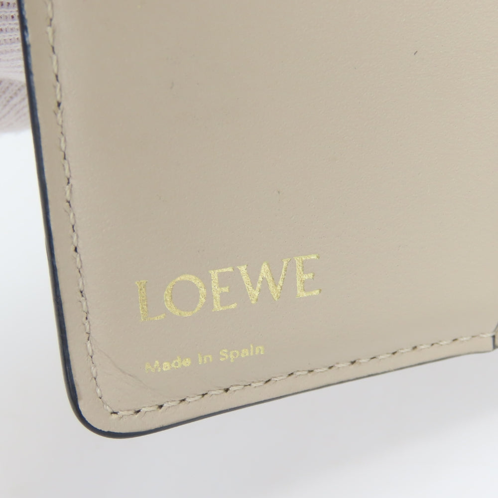 ロエベ アナグラム レザー二つ折り財布