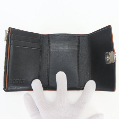 ロエベ レザー三つ折り財布