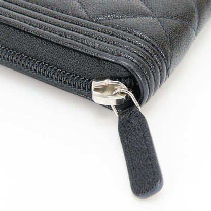シャネル ボーイシャネル レザー長財布