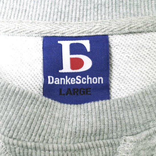 Danke Schon 24SS ロゴ 刺繍 コットン スウェットシャツ
