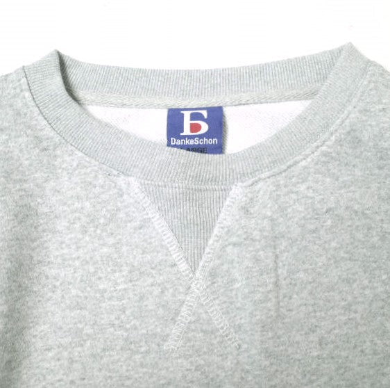 Danke Schon 24SS ロゴ 刺繍 コットン スウェットシャツ