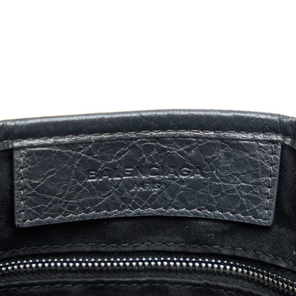 バレンシアガ レザー ネイビー カバ XS 2way バッグ 390346
