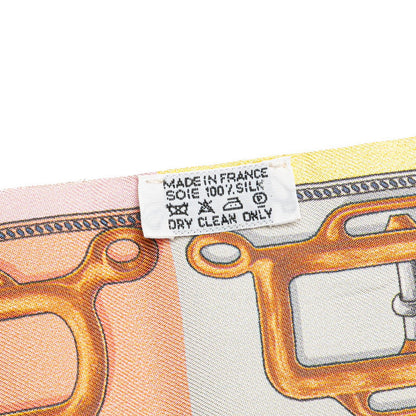 エルメス Bouclerie d Attelage シルクスカーフ