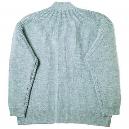 アーニーパロ SHETLAND WOOL RIB MIDDLE CARDIGAN ウールカーディガン