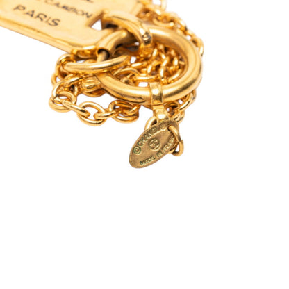 シャネル 31 RUE CAMBON プレートネックレス
