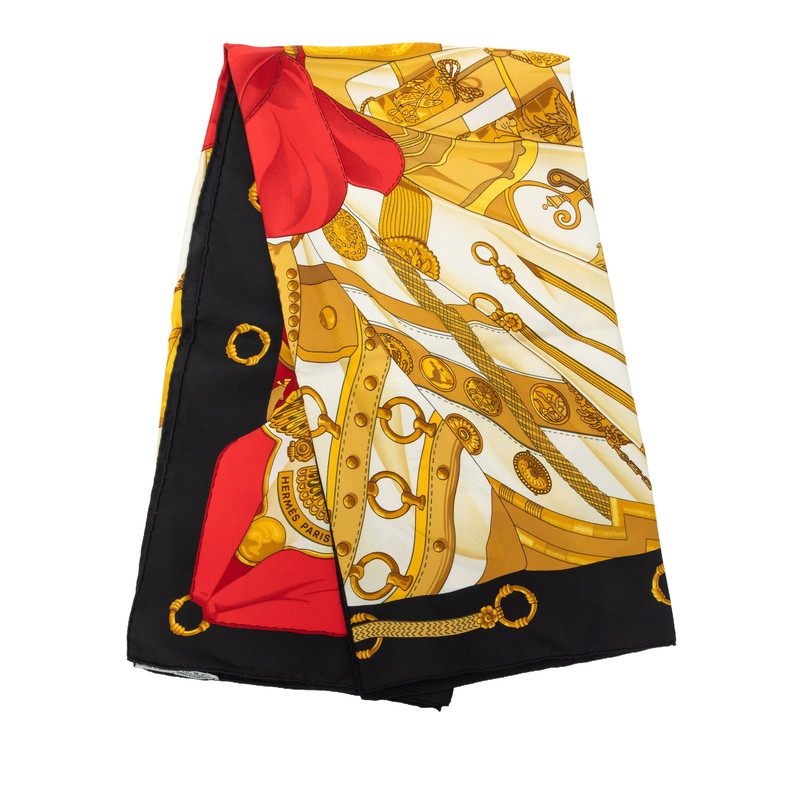 エルメス カレ90 Soleil de Soie シルクスカーフ