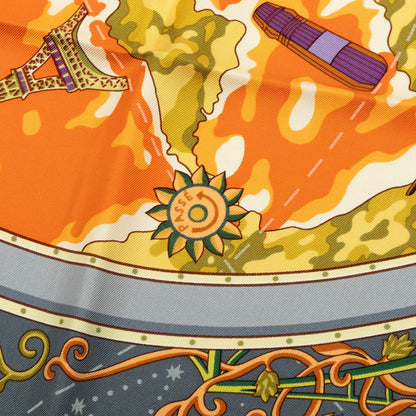 エルメス カレ90 www.hermes.com 世界地図 シルクスカーフ