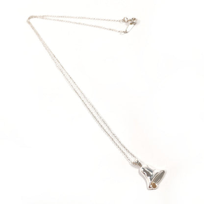 ティファニー Bell シルバー 925 Au750 ネックレス