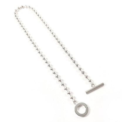 グッチ シルバー925 ボールチェーン ネックレス