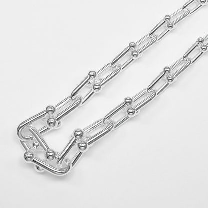 ティファニー ハードウェア グラジュエイテッドリンク シルバー ネックレス