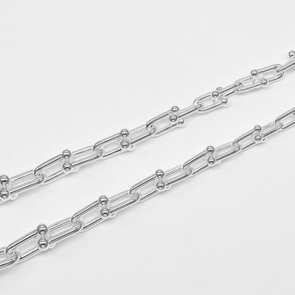 ティファニー ハードウェア グラジュエイテッドリンク シルバー ネックレス