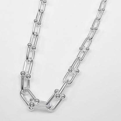 ティファニー ティファニーハードウェアグラジュエイテッドリンク シルバー ネックレス