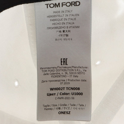 トム フォード TF ロゴ コットン ベースボール キャップ