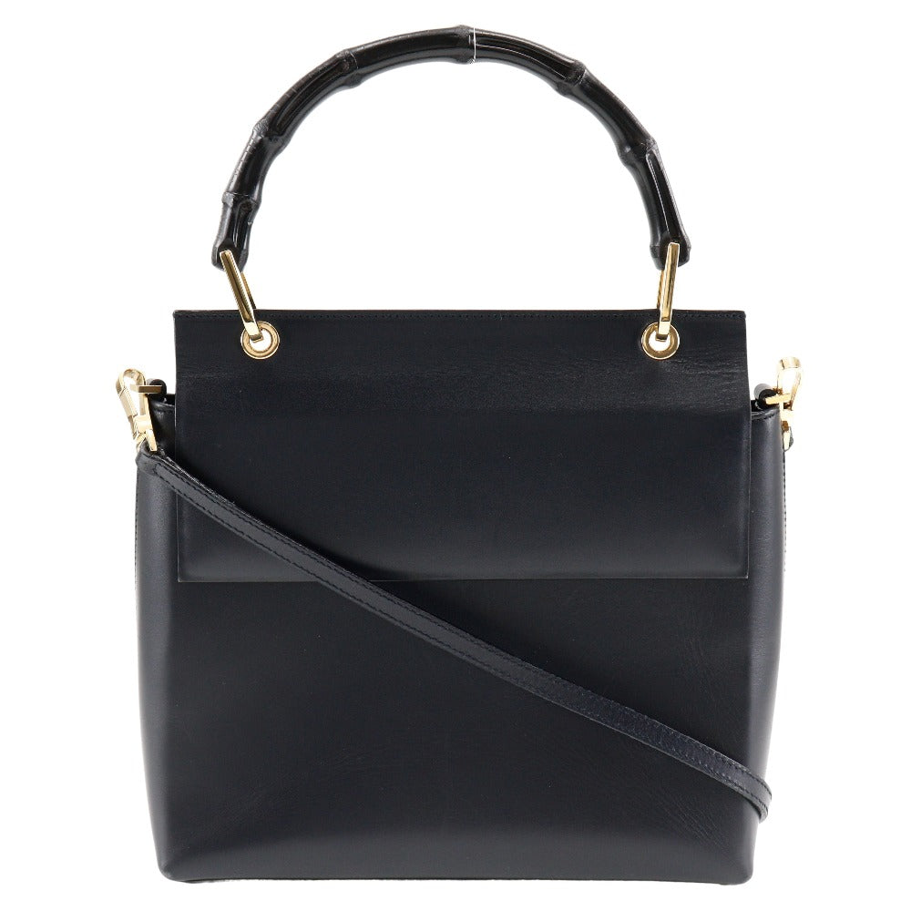 グッチ バンブー レザー 2WAY ショルダー バッグ