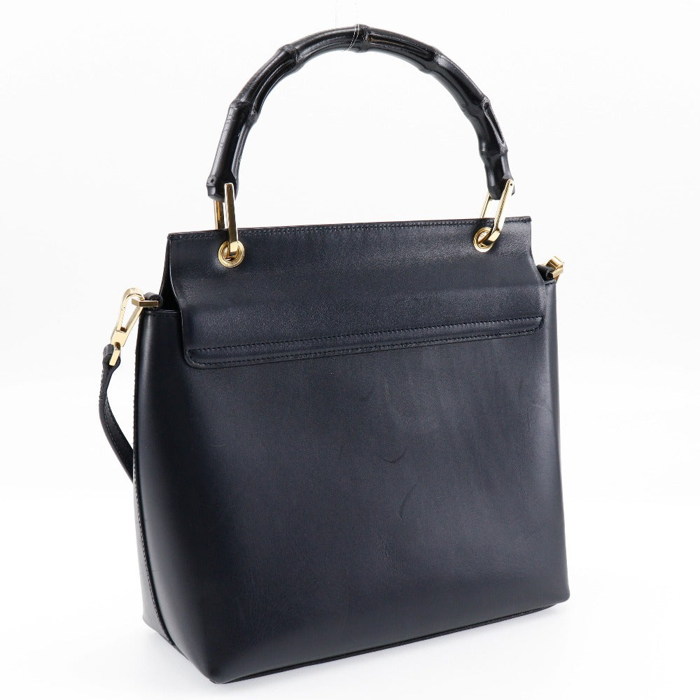 グッチ バンブー レザー 2WAY ショルダー バッグ