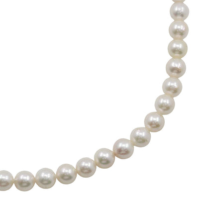 パール シルバー ネックレス