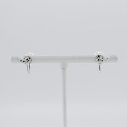 パール ピアス 7.3mm K14 ホワイト ゴールド