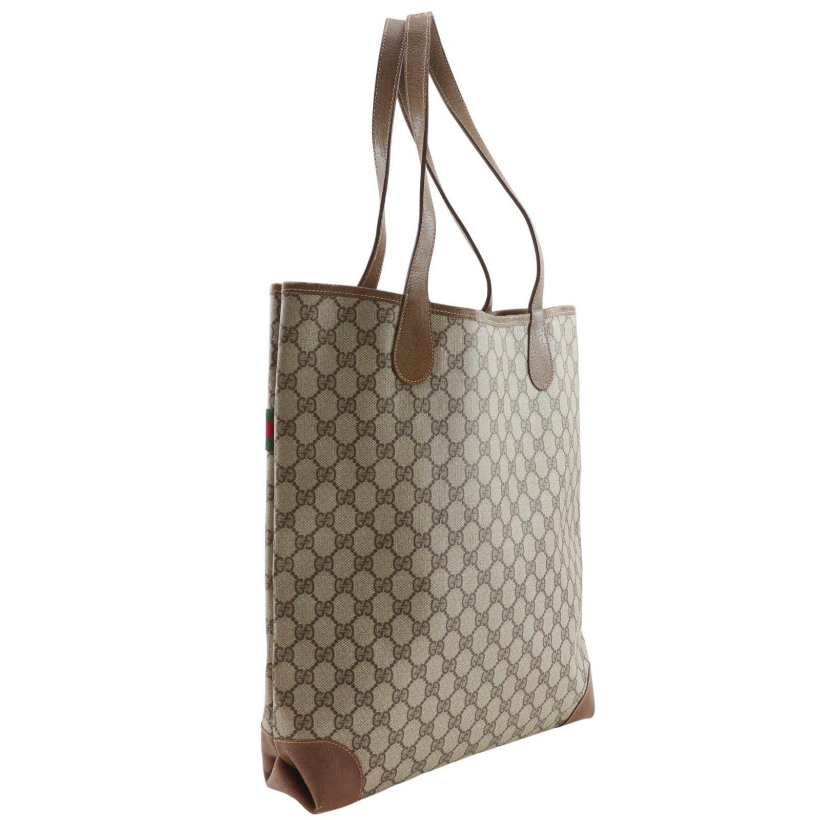 グッチ シェリーライン GGスプリームキャンバス トートバッグ