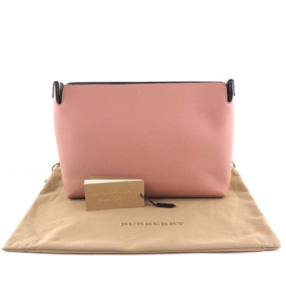 バーバリー MEDIUM CLUTCH 牛革クラッチバッグ