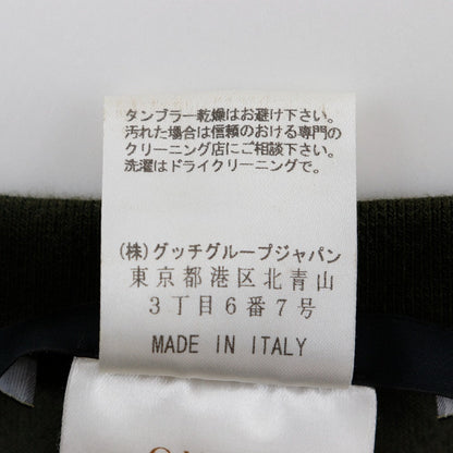 グッチ ベロア サイド ライン ドレス カーキ