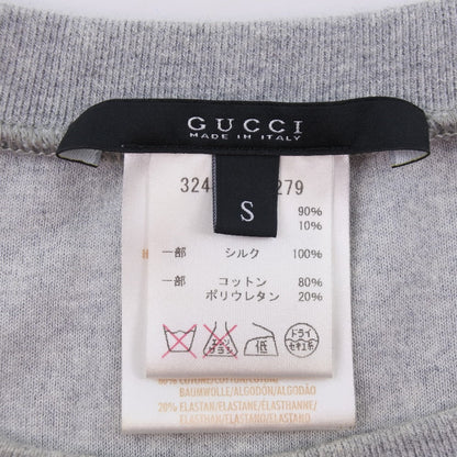 グッチ ベロア サイド ライン ドレス グレー