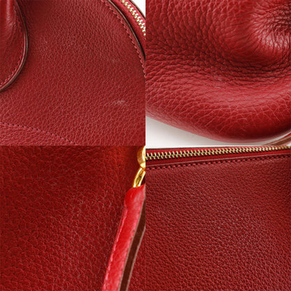 エルメス ボリード 35 ハンドバッグ レッド/ゴールド