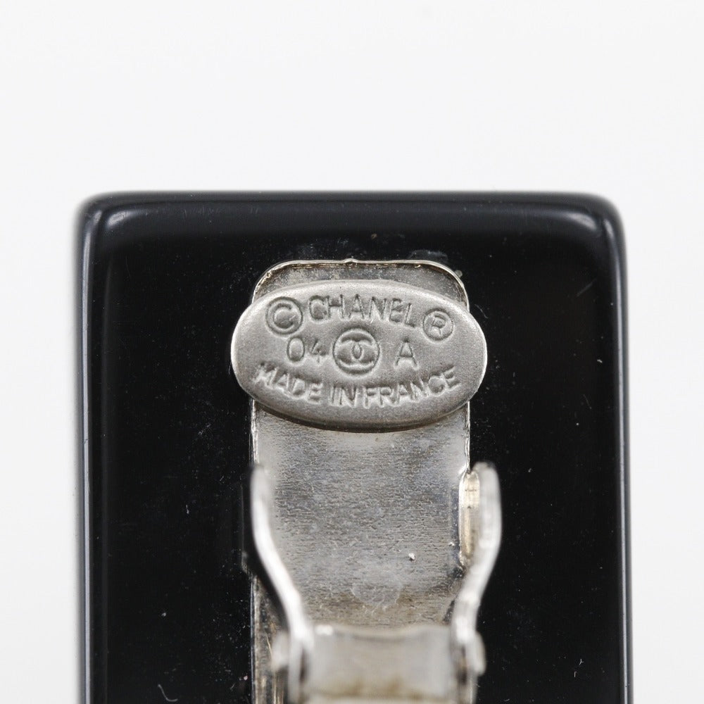 シャネル ココマーク ハート バレッタ プラスチック ラインストーン