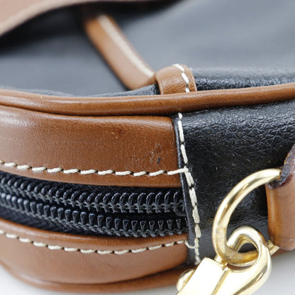 ミラ ショーン レザー ショルダー バッグ ブラック 2WAY