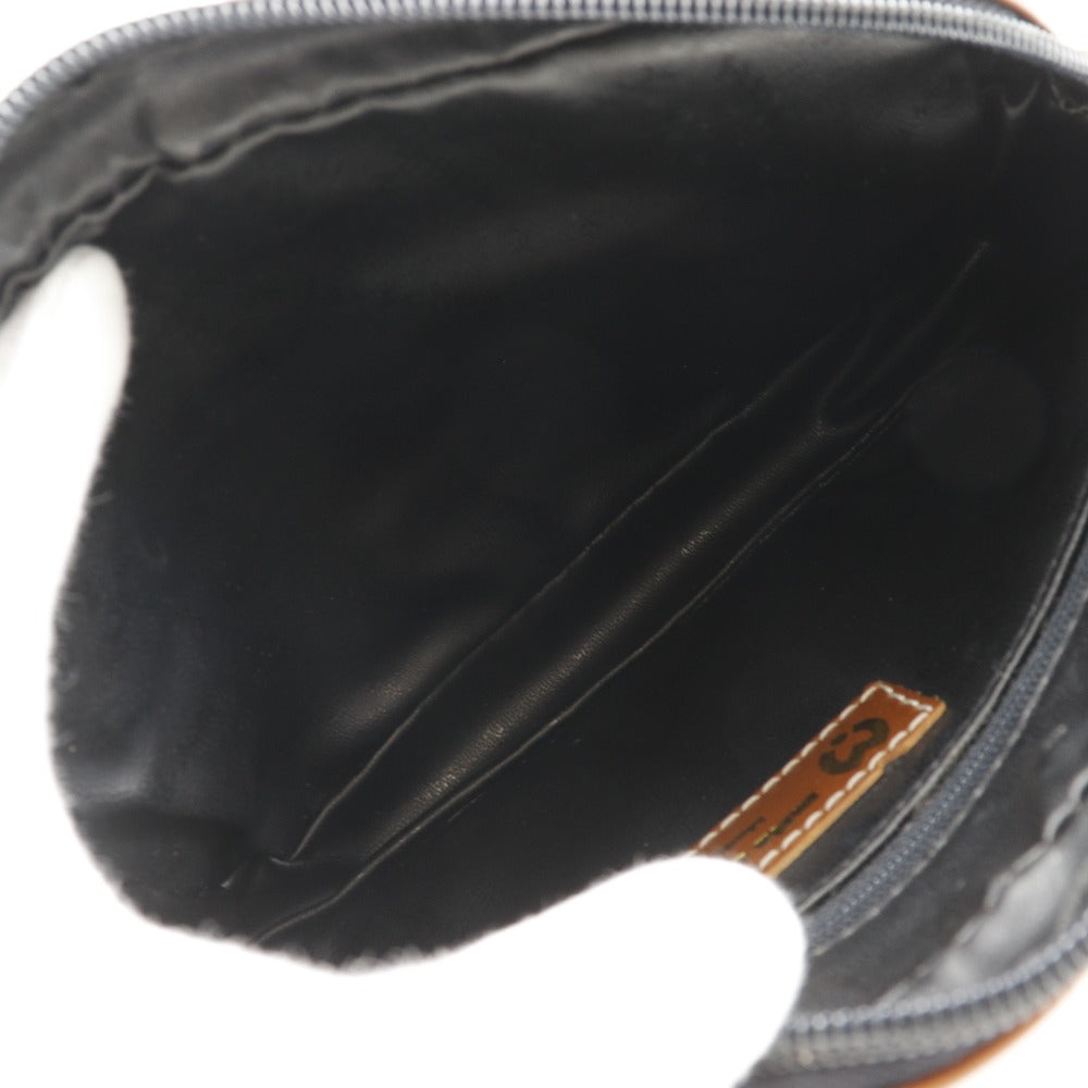 ミラ ショーン レザー ショルダー バッグ ブラック 2WAY