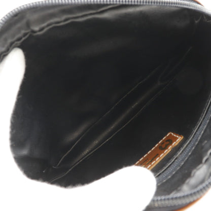 ミラ ショーン レザー ショルダー バッグ ブラック 2WAY