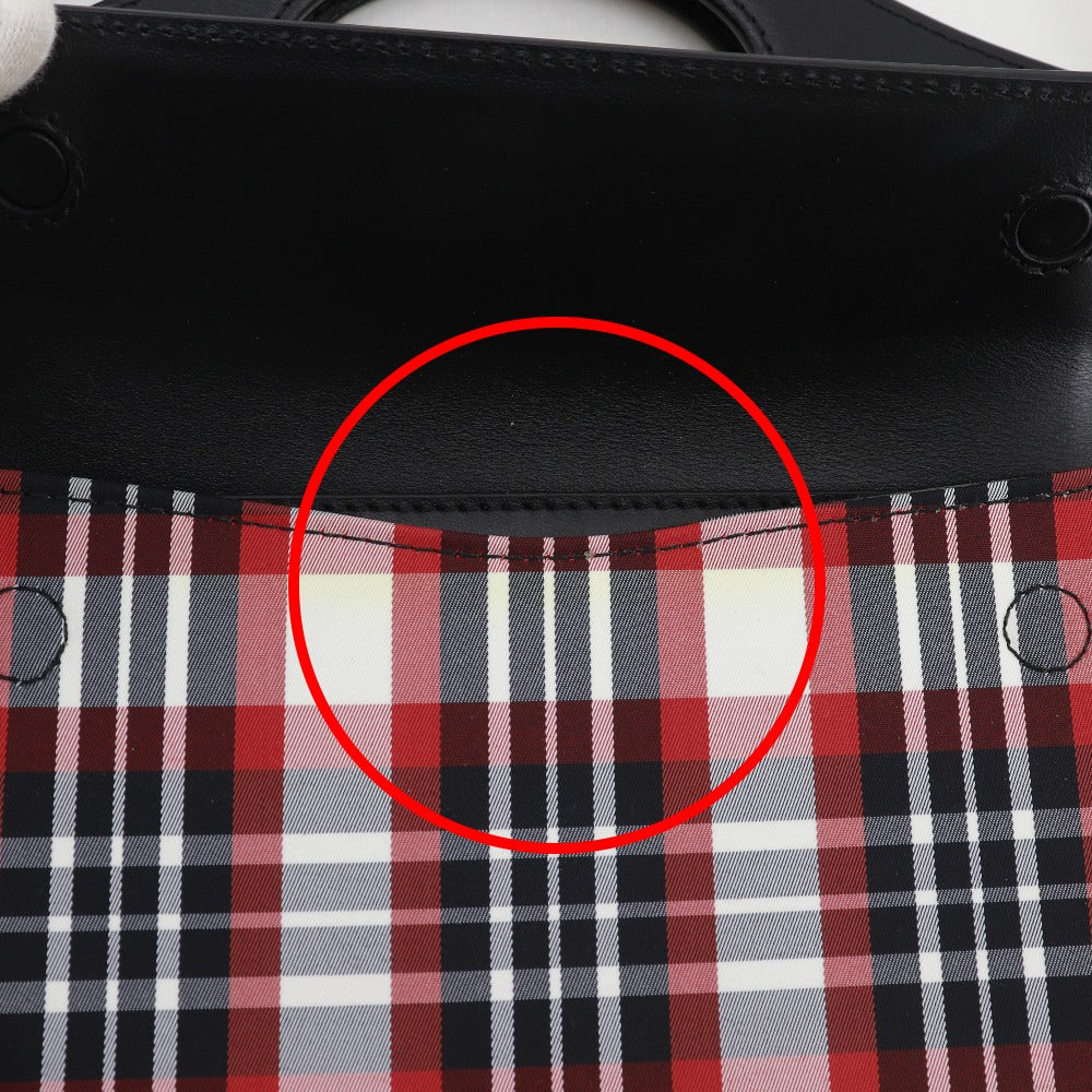 バーバリー ミニポケットバッグ カーフ ナイロン 2wayバッグ