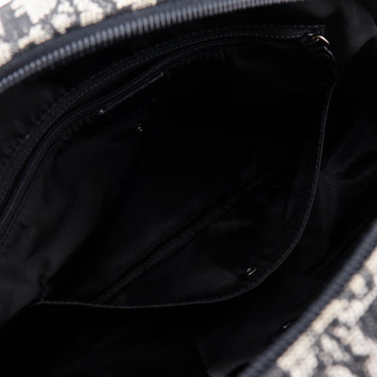 クリスチャンディオール ダブルサドルバッグ トロッター キャンバス ハンドバッグ