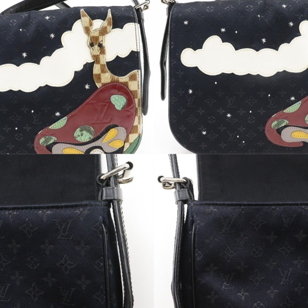 ルイヴィトン ミュゼット モノグラムサテン モノグラムヴェルニ ハラコ 2wayショルダーバッグ