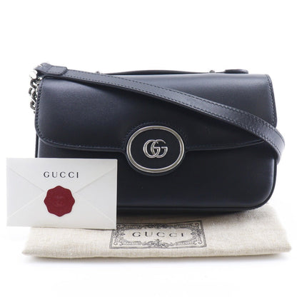 グッチ プチGG レザー2wayショルダーバッグ
